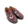 Men's Penny Loafer burgundy red Leather Dress Shoes Goodyear welted Leather Sole classic elegant Latino Marttely 800