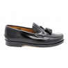 Tassel Loafer black Leather Men's Dress Shoes Goodyear welted Leather Sole Latino Marttely 805