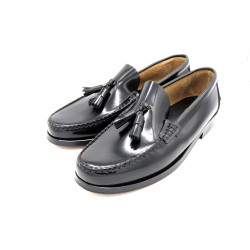 Schuh – Randall – Loafer in Schwarz mit Quasten