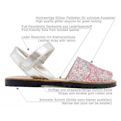glitter flat sandals for girls summer shoes cute beautiful comfortable pink