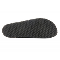 Herren Pantoletten Leder Hausschuhe Sandalen schwarz Echtleder Fußbett Korksohle - Made In Spain