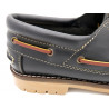 Men's Deck Shoes black Leather Lace-Up Moccasin Top-Sider welted MADE IN SPAIN