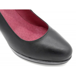 Abril Damen Pumps Leder schwarz 9-cm Absatz High-Heels