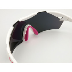 Bollé Sonnenbrille Radbrille weiß pink 6TH SENSE-S 11913 Damen Sportbrille verspiegelt