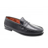 Men's Penny Loafer black Nappa Leather Dress Shoes Goodyear Welted Leather Sole Formal Shoes Latino Marttely 500
