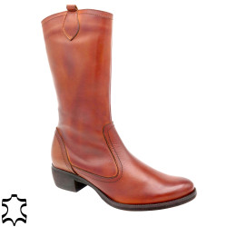 Women's Leather Mid-Calf...