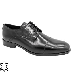 Herren Halbschuhe schwarz Leder Business Schuh klassisch Anzug-Schuhe MADE IN SPAIN