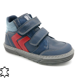 Jungen Sneakers Leder Stiefel blau Herbst Kinder Schuhe PABLOSKY Made In Spain