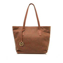 Ladies shopper bag brown large women's handbag MARIAMARE Milena 43x15x29 cm