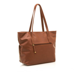 Ladies shopper bag brown large women's handbag MARIAMARE Milena 43x15x29 cm