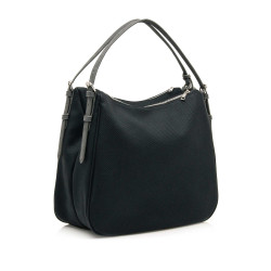Ladies hobo bag black large handbag with tassels MARIAMARE Sefi 36x18x31 cm