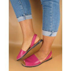 Women's Flat Sandals Avarca Menorquina Genuine Leather Spanish Summer Shoes