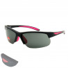 Bollé Sonnenbrille BREAKER 12168 Halbrand Halbrahmen schwarz rosa GIRO d'ITALIA