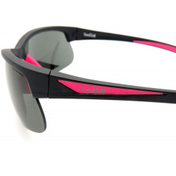 Bollé Sonnenbrille BREAKER 12168 Halbrand Halbrahmen schwarz rosa GIRO d'ITALIA