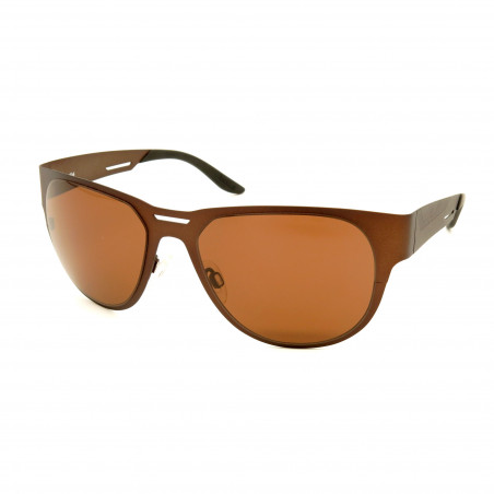 Bollé sunglasses ADELAIDE 12229 brown metal frame thin elegant size S