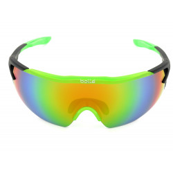 Bollé Sonnenbrille AEROMAX 12267 Radbrille Halbrand Sportbrille schwarz grün