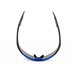 Bollé AEROMAX 12269 Radbrille Halbrand Sportbrille Sonnenbrille schwarz blau