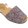 Avarca Women's Flat Sandals Glitter Leather colourful Summer Shoes