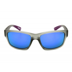 Bollé HOLMAN 12362 Sonnenbrille rechteckig semi-transparent grau violett blau