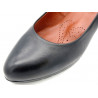 Desireé Damen Pumps schwarz Leder Schuhe Total-Flex Komfort Spanische Business Abendschuhe Echtleder