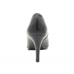 Damen Pumps schwarz Leder Stilettos Stöckelschuhe High-Heels Brautschuhe Abendschuhe 9-cm Stiletto Absatz 1251 Desireé
