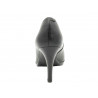 Damen Pumps schwarz Leder Stilettos Stöckelschuhe High-Heels Brautschuhe Abendschuhe 9-cm Stiletto Absatz 1251 Desireé