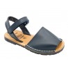 Avarca Boy's Girl's Sandals navy blue Leather Kid's Summer Shoes Abarca Menorquina MADE IN SPAIN