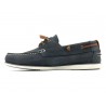 Men's Deck Shoes navy blue Nubuck Leather Moccasin Goodyear welted Topsider Casual 605 2020