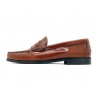 Men's Slip-On Dress Shoes classic Leather Penny Loafer Welted Leather Sole tan brown - PREMIUM LINE Made In Spain