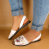 leather flat sandals women summer shoes avarca menorquina light open beach shoes beige romantic paris