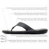 Men's leather sandals thongs flip-flops black Made in Spain summer shoes Casual 1282