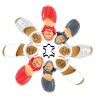 Avarca Menorquina Kinder Sandalen blau Leder Kinderschuhe Jungen Mädchen Sommerschuhe Klettverschluss ortuno 207