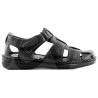 Men's Fisherman Sandals Leather black Summer Shoes Gel-padded Footbed Innovation 9015 Casual Portugal