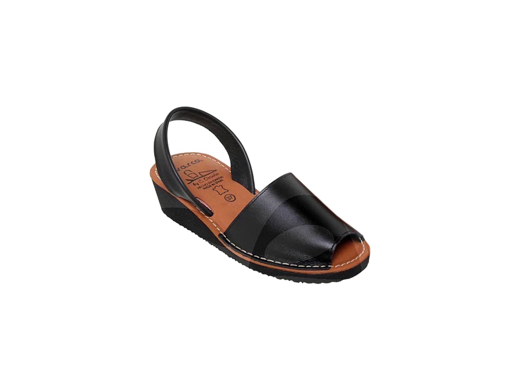 Avarca Damen Sandalen schwarz Leder Keilsandalen Sommerschuhe mit Keilabsatz Abarca Menorquina 2211 Ortno Ledersandalen Spanien Avarca Damen Sandalen schwarz Leder Keilsandalen Sommerschuhe mit Keilabsatz Abarca Menorquina 2211 Ortno Ledersandalen Spanien