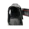 Herren Fisherman Sandalen geschlossen Leder schwarz Sommerschuhe Gel-gepolstert Echtleder Fußbett Klettverschluss Innovation