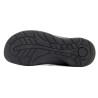 Herren Fisherman Sandalen geschlossen Leder schwarz Sommerschuhe Gel-gepolstert Echtleder Fußbett Klettverschluss Innovation