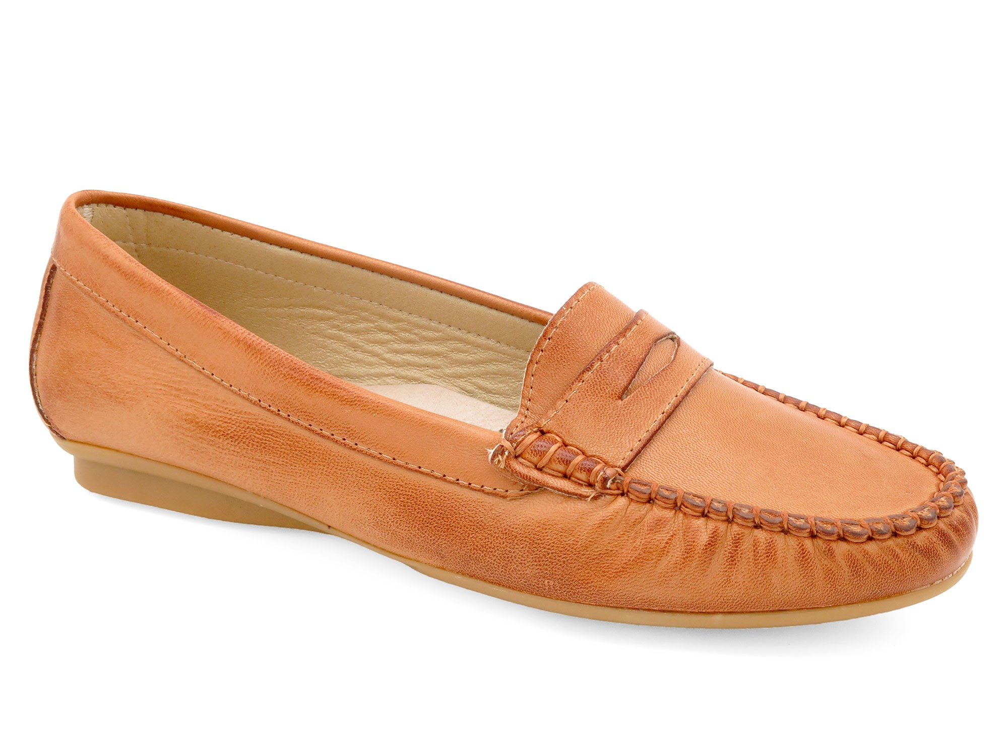Damen Mokassins Leder cognac braun Loafer Echtleder Nappa Sommer Halbschuhe leicht Casual 903 Spanien Damen Mokassins Leder cognac braun Loafer Echtleder Nappa Sommer Halbschuhe leicht Casual 903 Spanien