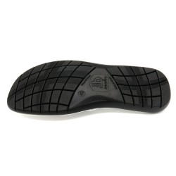 Men's thongs sandals black leather flip-flops summer shoes Made in Spain Casual 1282