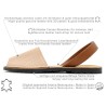 Women's Flat Sandals beige pink Leather Avarca Menorquina Menorcan Barca Shoes C.Ortuno 523