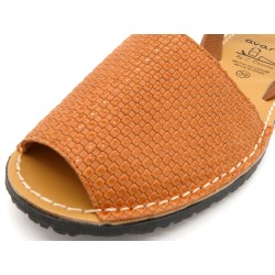 Avarcas Menorquinas Women's Sandals brown Leather Flat Sandal Barca Shoes C.Ortuno 523