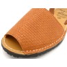 Avarcas Menorquinas Women's Sandals brown Leather Flat Sandal Barca Shoes C.Ortuno 523