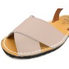 Avarcas Damen Sandalen Leder Menorca Schuhe Kreuz-Sandalen X-Sandal Avarca Menorquina rosa pink 394 C.Ortuno BluSandal