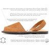 Avarcas Damen Sandalen Leder Avarca Menorquina Menorca Sandalen glitzer braun 525 C.Ortuno spanische Sommerschuhe Made In Spain
