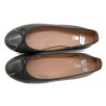Ballerina Schuhe Damen Ballerinas aus Leder schwarz elegant leicht bequem 7000 Casual Spanien