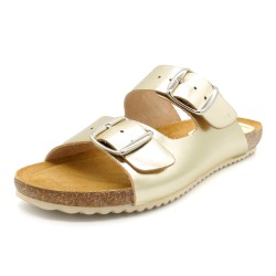 Damen Pantoletten gold...