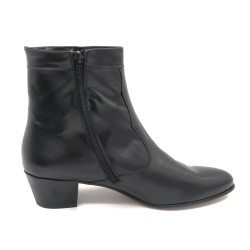 Herren Business Stiefeletten schwarz Stiefel Ledersohle Business Schuhe in Western Style 508 Latino