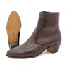 Herren Stiefel mit Ledersohle braune Leder Business Stiefeletten elegante Anzugschuhe 508 Latino Spanien