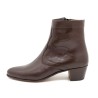 Herren Stiefel mit Ledersohle braune Leder Business Stiefeletten elegante Anzugschuhe 508 Latino Spanien