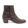 Herren Stiefel mit Ledersohle braune Leder Business Stiefeletten elegante Anzugschuhe 508 Latino Spanien