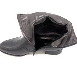 Herren Business Stiefeletten schwarz Stiefel Ledersohle Business Schuhe Stiefel 5205 Latino Marttely Spain Spanien